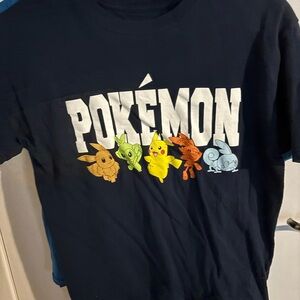 Pokémon Navy Tee with Colorful Characters